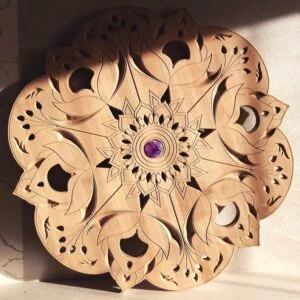 Mandala XL - Chakra couronne - Améthyste