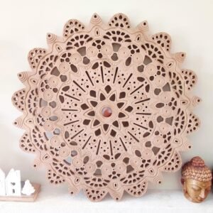 Mandala XL - Chakra sacré - Cornaline